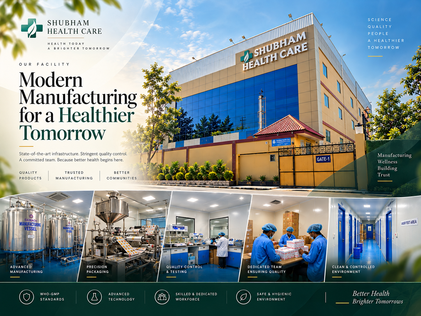 Shubham Healthcare manufacturing facility